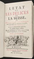 Etat et les Delices de la Suisse Band  4 1764