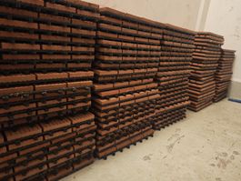 Gartenbodenplatten Klicksystem WPC