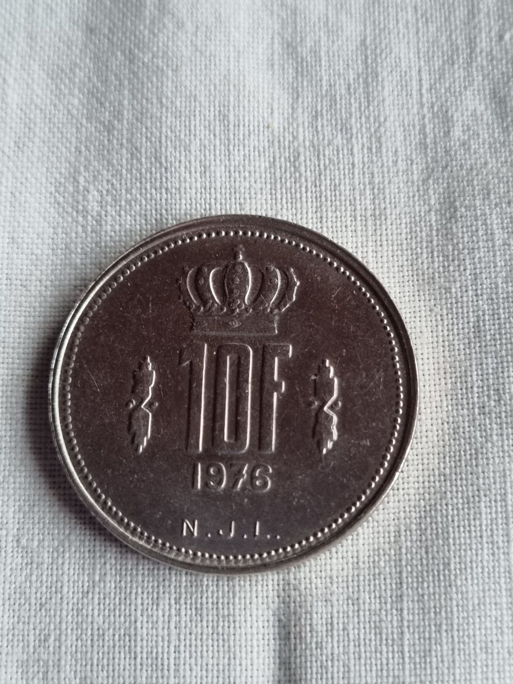 Toutes les monnaies: Pièce commémorative 10 Francs Luxembourg 1976 – Neuf (Voir description) à Fontenais par Aube-sauvage.2