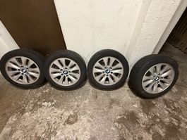 4x BMW 16" Alu Felgen gebraucht m. gebrauchten Sommerreifen