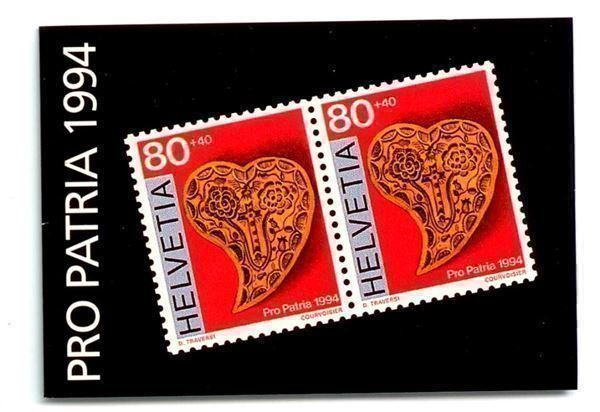 Tutti i francobolli: 1994 Pro Patria MH ES KW 25.- – Usato da Eggersriet venduto da stamp303