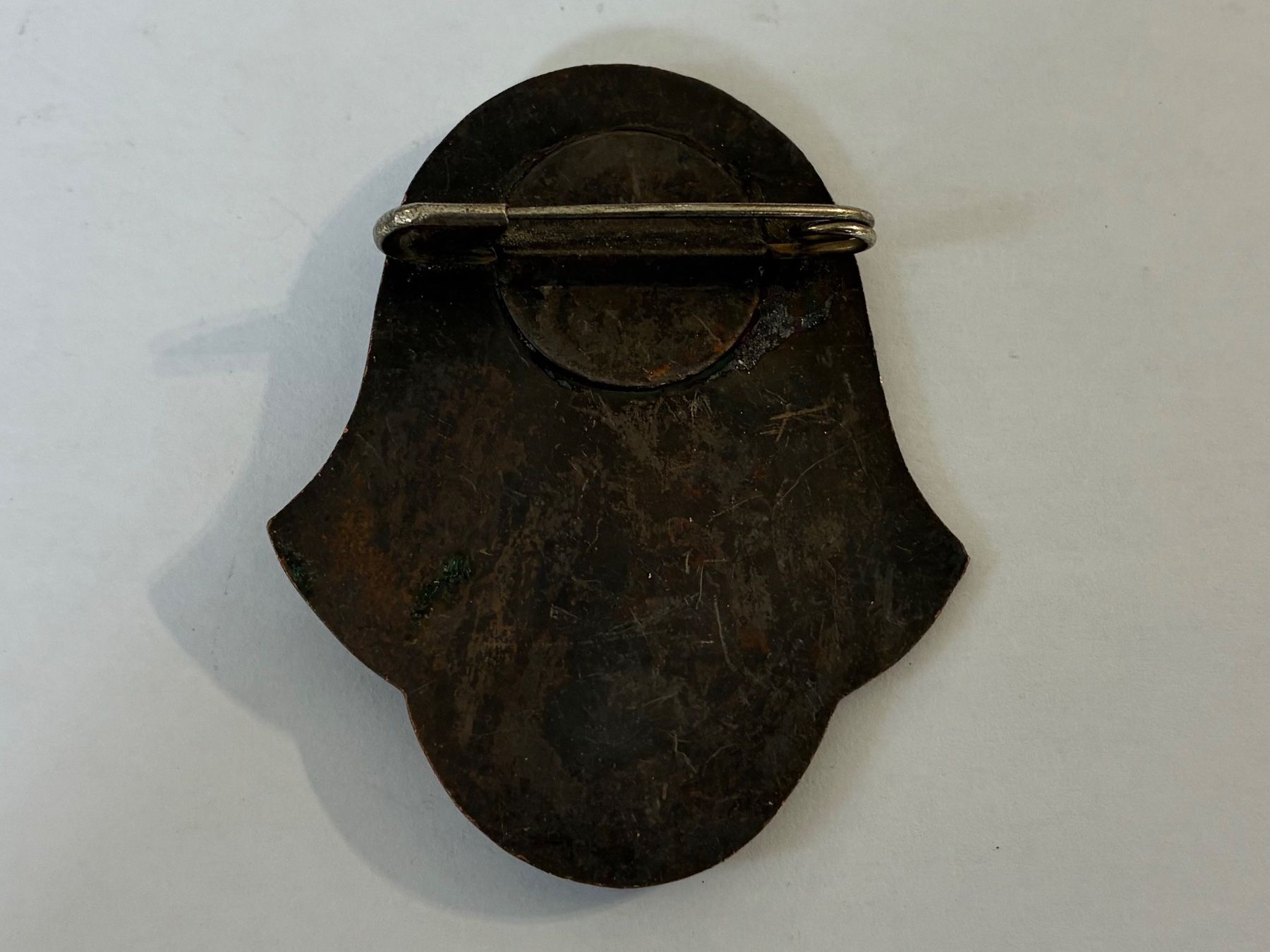Placchette & Badge: Basler Kupfer-Fasnachtsplakette 1925 – Usato da Riehen venduto da freestyle_buttons 1