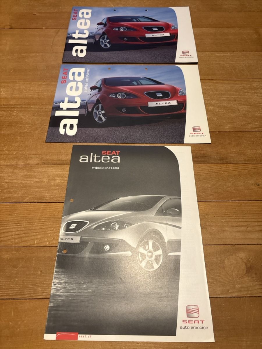 Seat Documenti: Seat Altea Prospekte - 2004 - Selten! – Usato da Freienstein venduto da Golfbueb