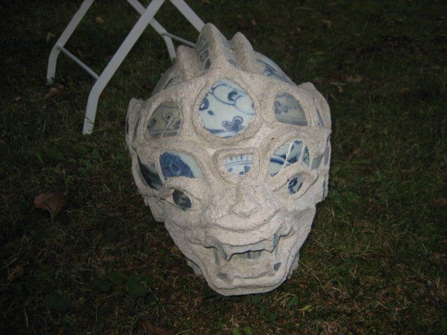 Statuette: Tigerkopf Japanisch schwer – Usato da Winterthur venduto da Lunaticalpha1