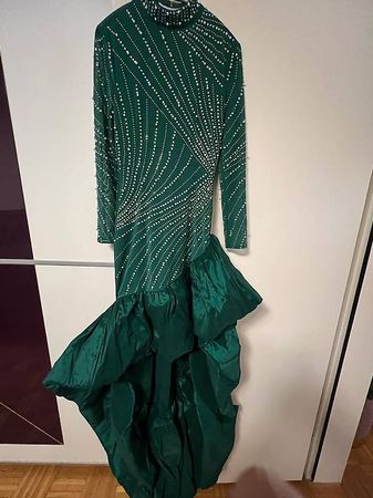 Grüner Abendkleid