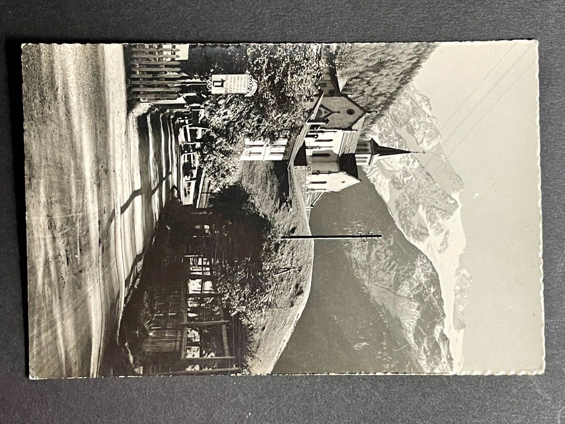 Cartoline postali: Trient, église et glacier – Usato da Steg VS venduto da danwer74