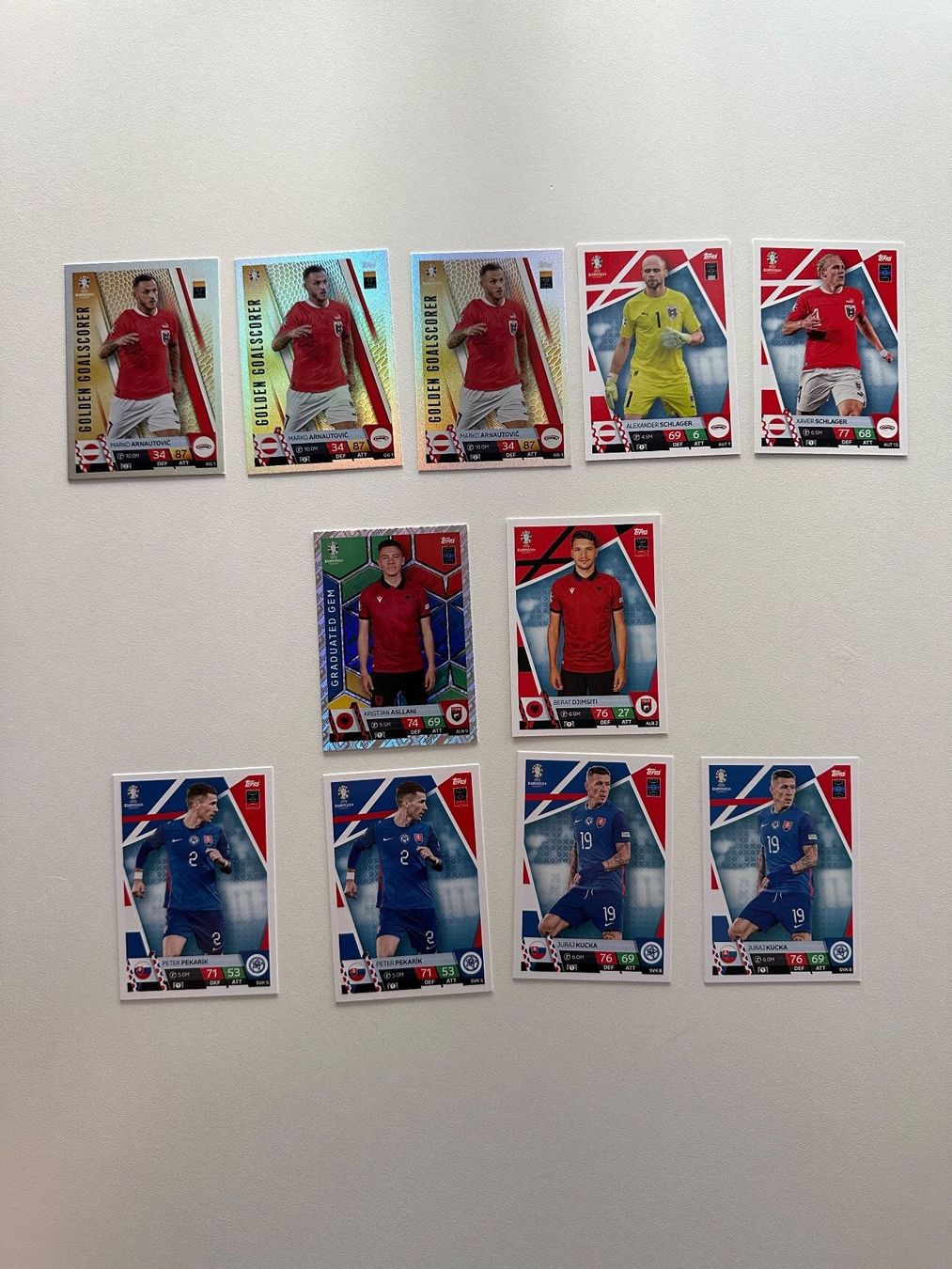 Topps Sammelbilder & Trading cards: Topps EM Karten AUT, ALB, SVK – Neu (gemäss Beschreibung) aus Binningen von joe_6bf6