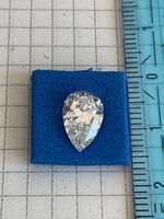 Labordiamant 2 Karat VS1 Birnenschliff