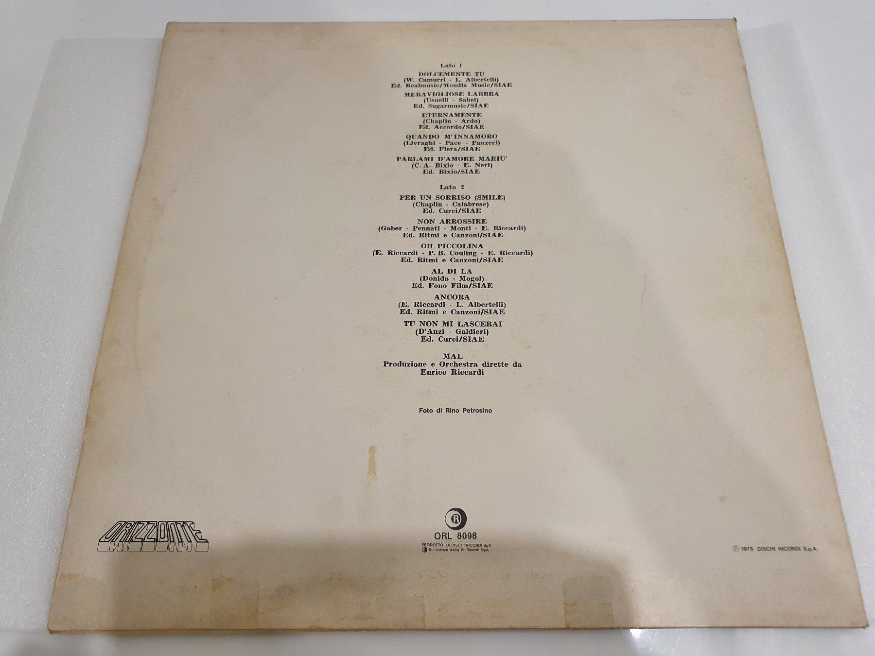 Dischi in vinile: Mal – Parlami D'Amore... – Usato da Uster venduto da Vinyl-Leidenschaft 1