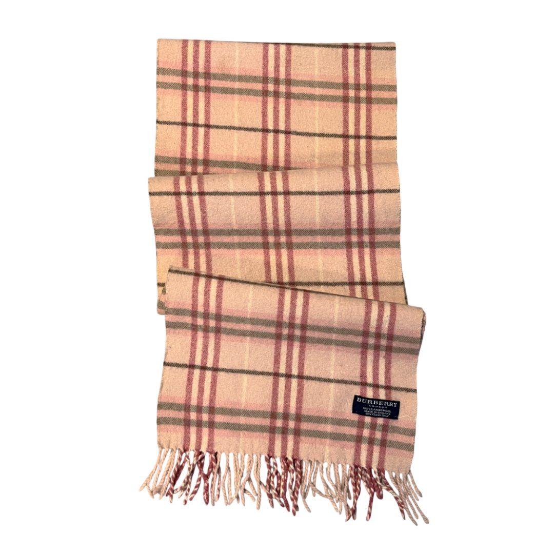 Burberry Foulard & Sciarpe: Vintage Burberry Scarf 100% Lambswool – Usato da Chamoson venduto da Sapoloshop