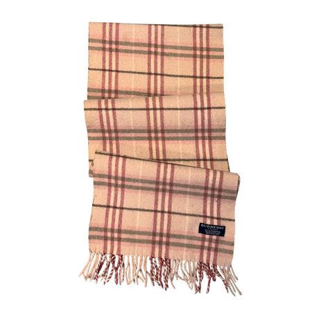 Vintage Burberry Scarf 100% Lambswool