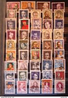 Autriche - 44 stamps used personnalities all differents