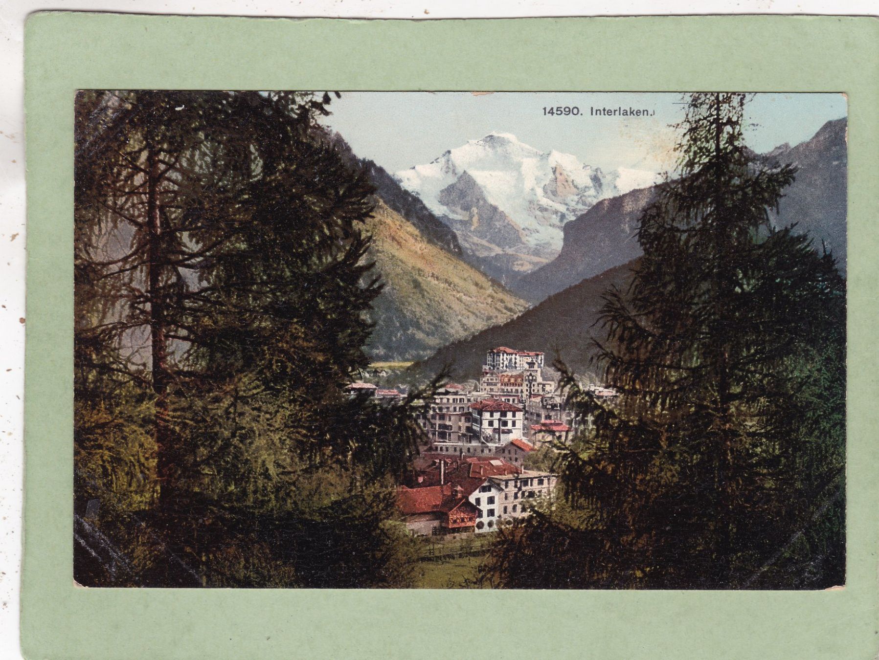 Cartoline postali: Interlaken – Usato da Herisau venduto da Lisegrat2008