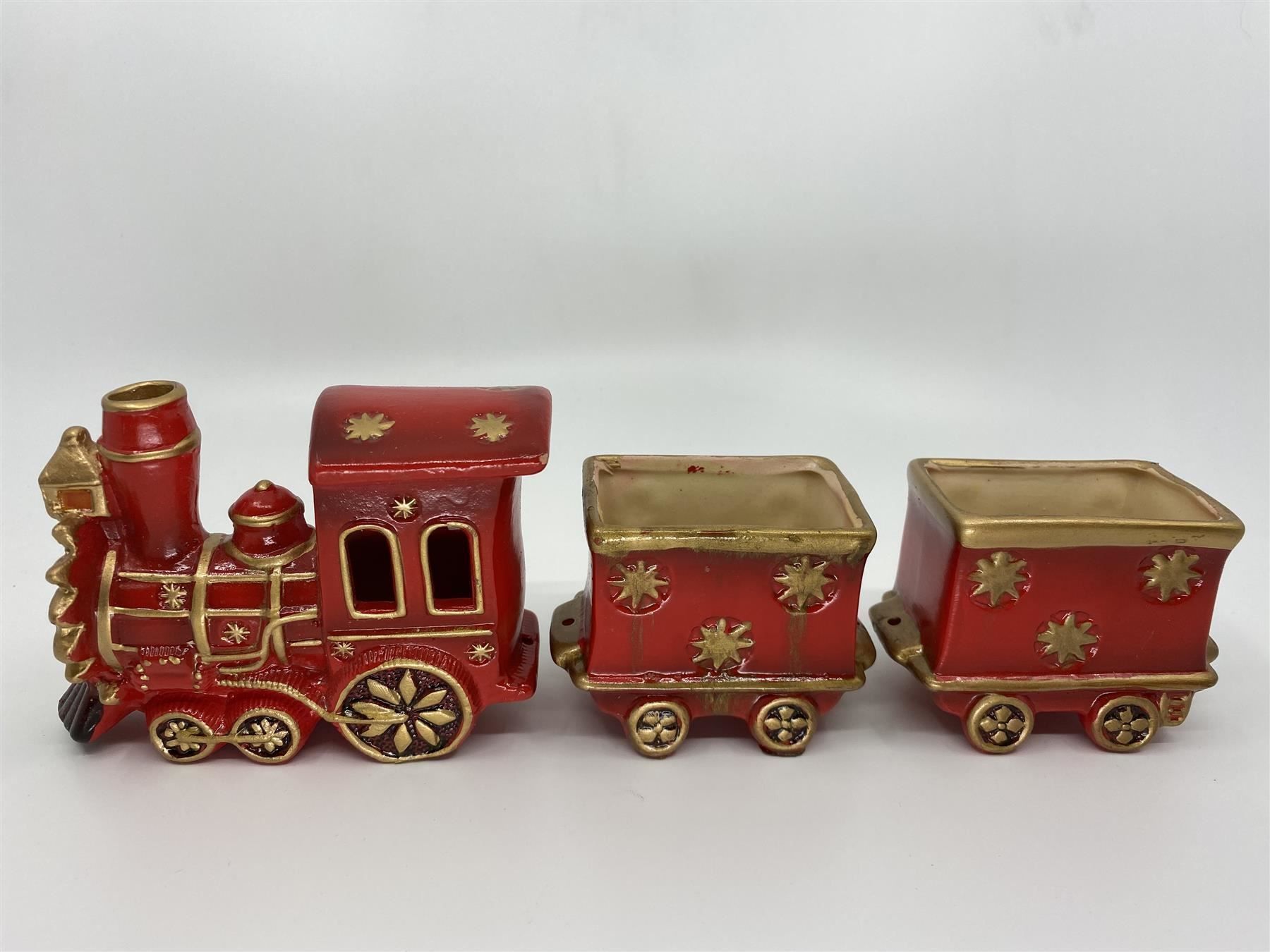 Tutte le decorazioni: Weihnachtszug aus Keramik ca. 30cm – Nuovo (secondo la descrizione) da Langwiesen venduto da rtWebshop 2