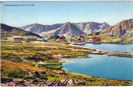 GOTTHARDHOSPIZ 2114 m ü.M. - Hotel Monte PROSA ca. 1910 (TI)