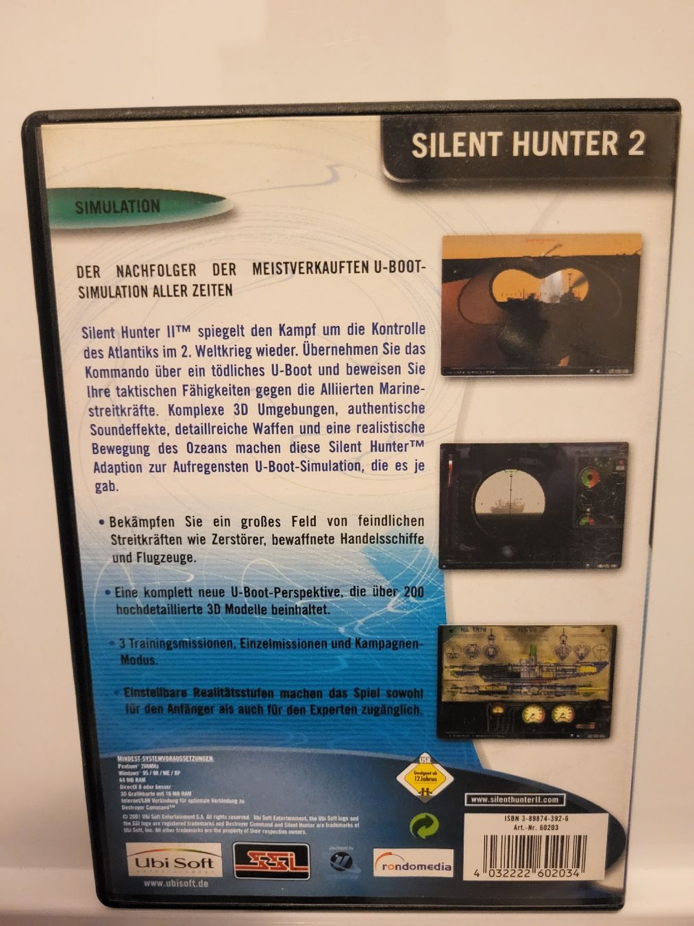 Giochi: Silent Hunter II - Jeu PC Simulation Sous-Marin, Rare! – Nuovo (secondo la descrizione) da Conthey venduto da Th3gr4yf0x 1