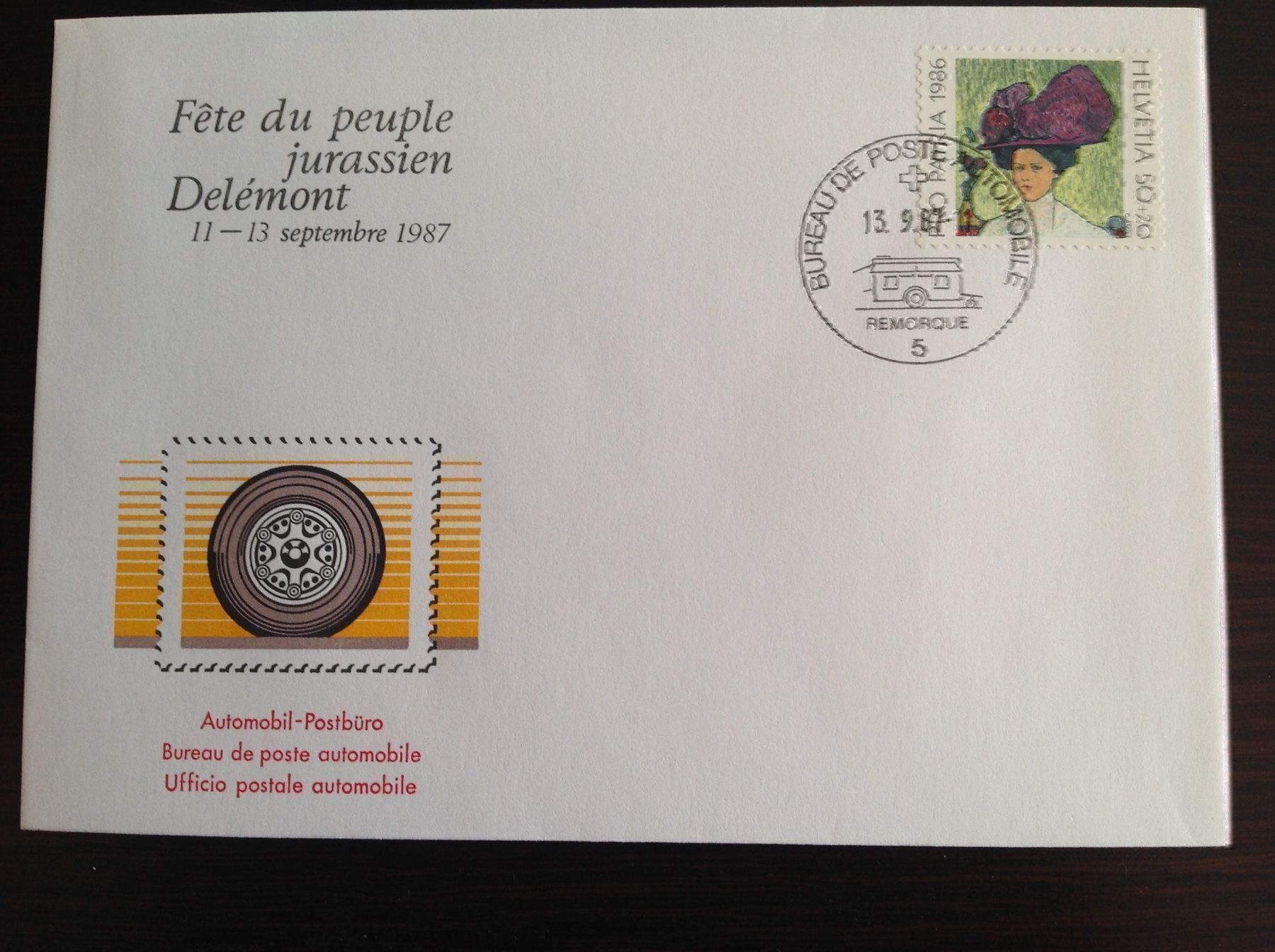 Tutti i francobolli: Sonderstempel Bureau de Poste Automobile – Usato da Horw venduto da Luki49