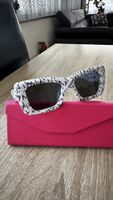 Sonnenbrille, weiss-schwarz gemustert, neuwertig! 😎