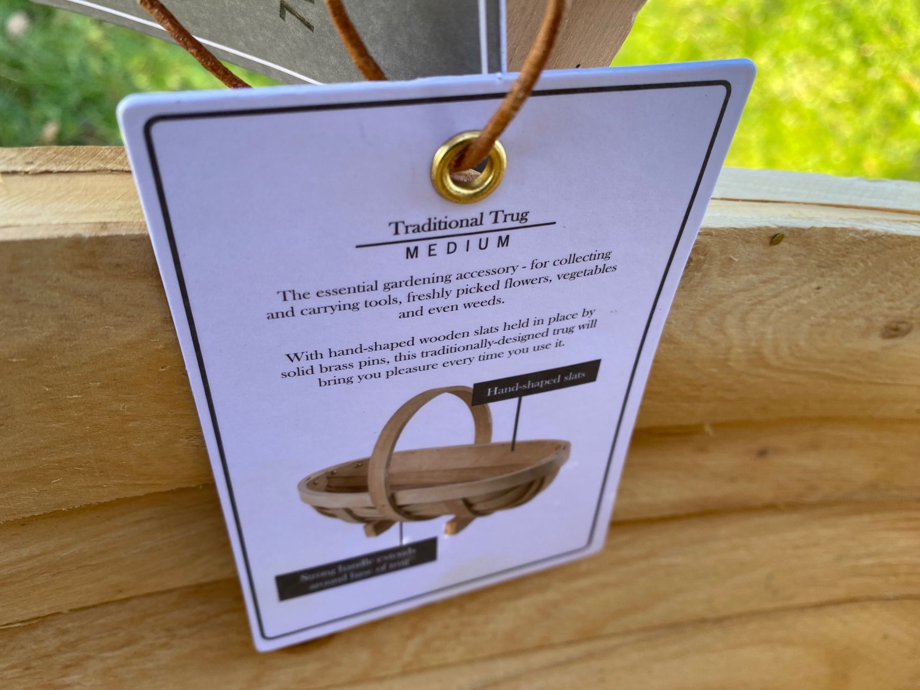Altro per la casa: Burgon & Ball Traditional Trug Medium – Usato da Feldbach venduto da Olive1 8