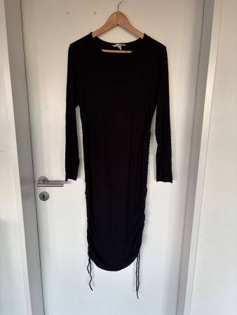 H&M Mama, Schwarzes Schwangerschaftskleid XL