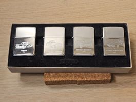 Lot 4x Zippo collection voitures américaines jamais remplis