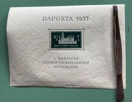 Briefmarke Danzig 1937 DAPOSTA Landespostwertzeichen 50 P