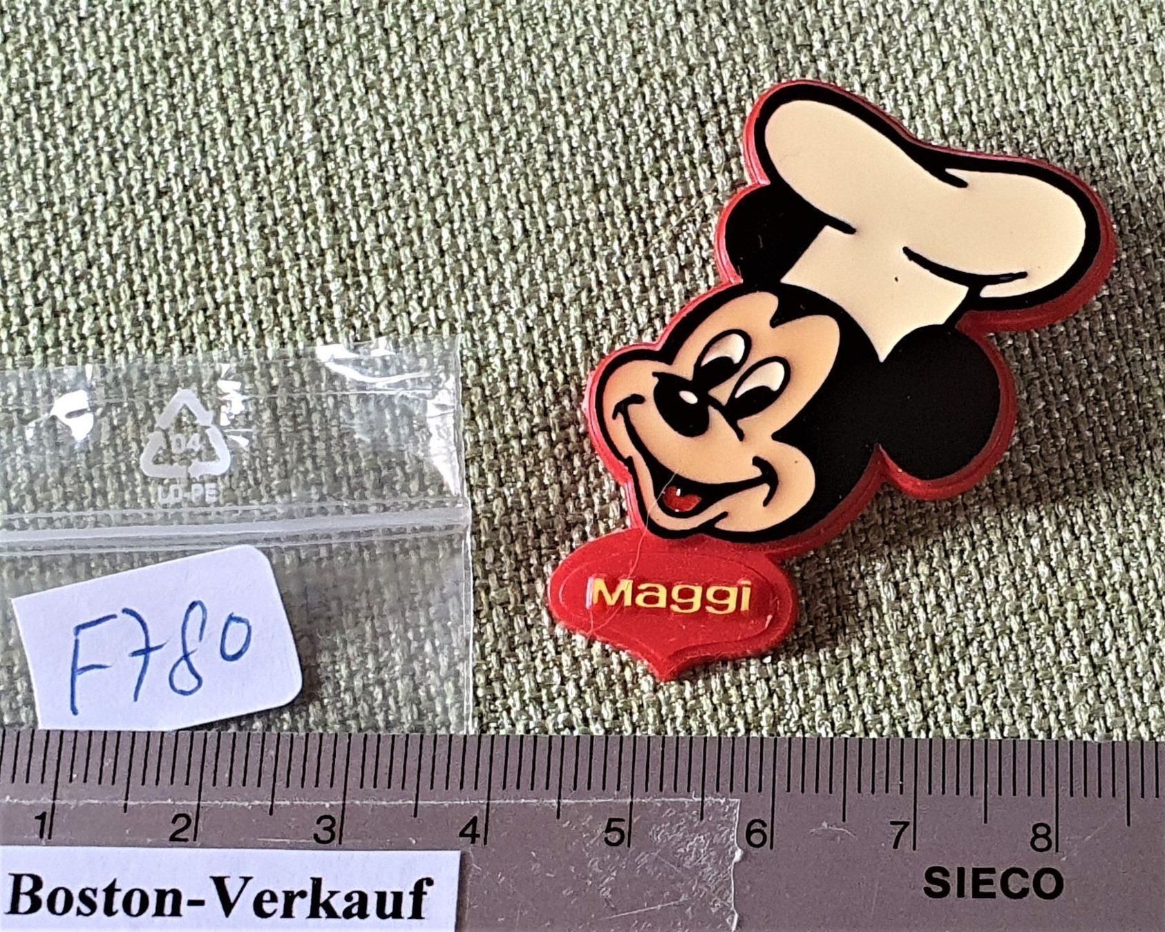 Placchette & Badge: F780 - Pin Maggi Koch Mickey Mouse – Usato da Reinach BL venduto da Boston-Verkauf 3