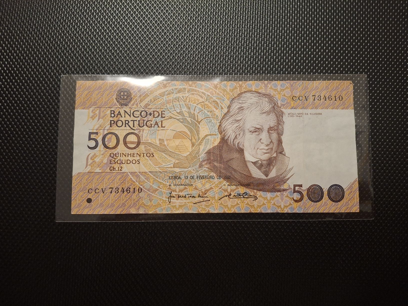 Banknoten: Portugal Banknote 500 Escudos 1982 – Gebraucht aus Geroldswil von Antica01