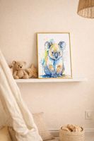 Toller Safari-Aquarell-Druck (Koala) fürs Kinderzimmer