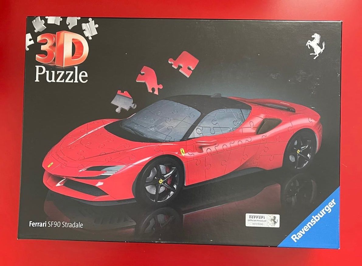 Puzzle: Ferrari 3D Puzzle – Nuovo e nell'imballaggio originale da Gebenstorf venduto da ryk86