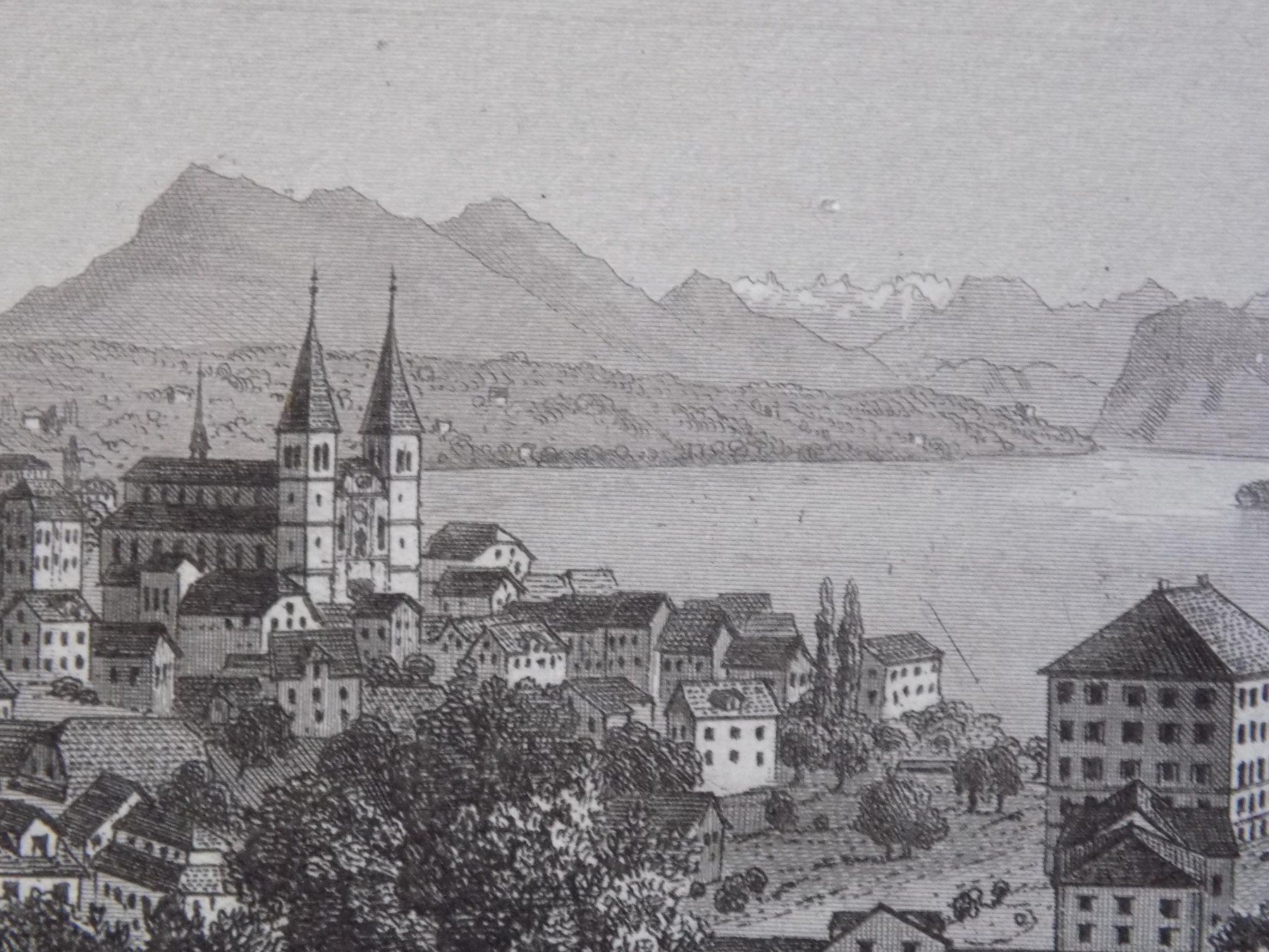 Incisioni: Luzern Souvenirblatt von Ringger – Usato da Risch venduto da Rischli15 9