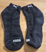 Schwarze Puma Quarter Socken, Grösse 43-46, 13 Paar