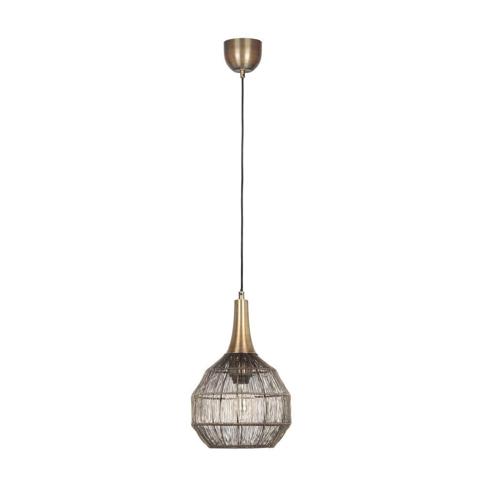 Lampadari & plafoniere: Pendelleuchte, Korb, Altmessing, 26 cm Ø – Nuovo (secondo la descrizione) da Kreuzlingen venduto da Smart-Light 6