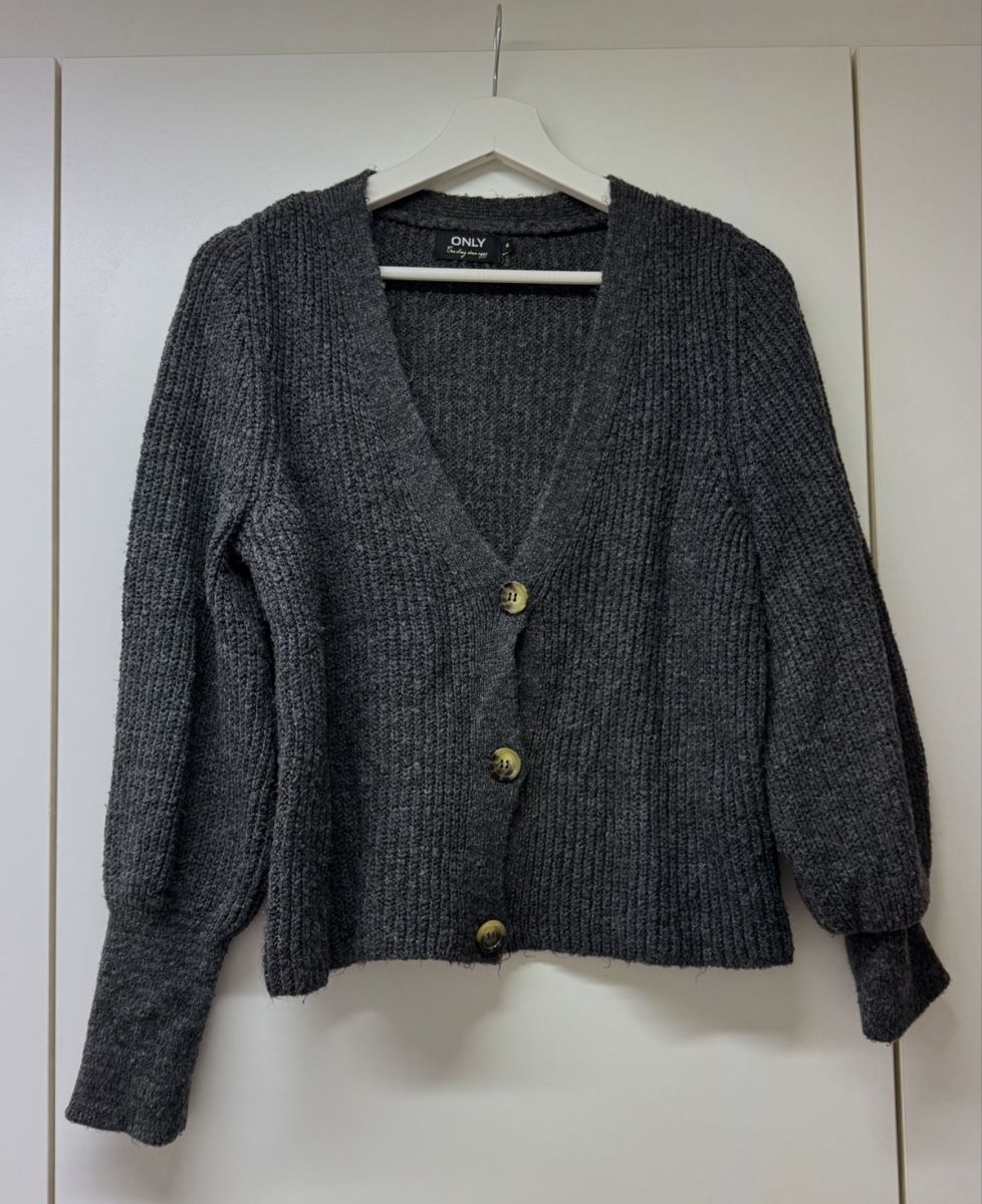 Only Jacken: Only Cardigan, grau (Grösse S) – Neu (gemäss Beschreibung) aus Tuggen von jess_gls06