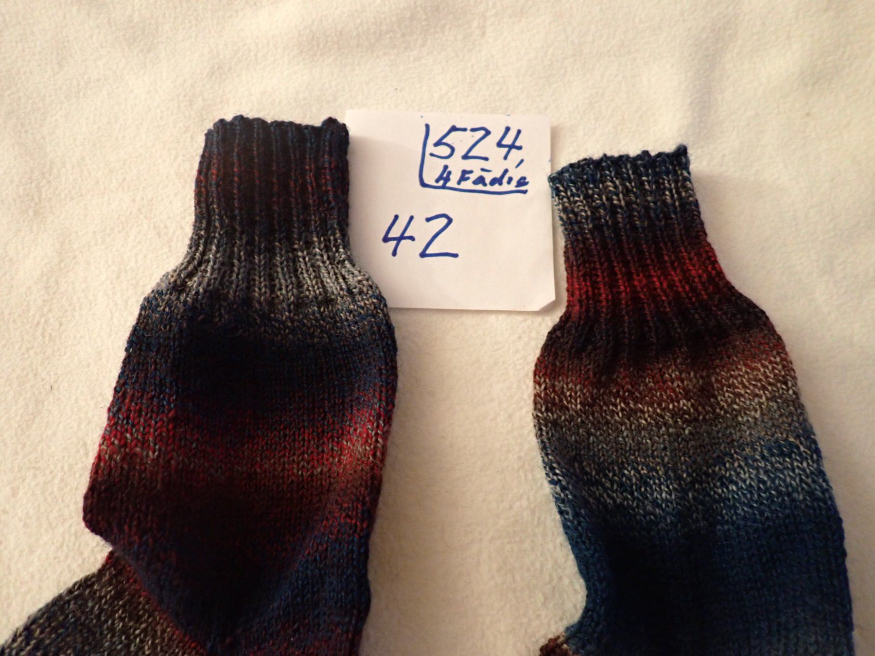 Calze: Handgestrickte Wollsocken  Gr.42  (524) – Nuovo e nell'imballaggio originale da neuenhof venduto da Caterchen 1