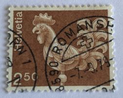 Nr. 542 TURMHAHN,SOLOTHURN GESTEMPELT    