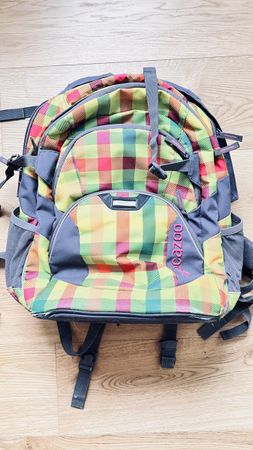Bunter Coocazoo Schulrucksack, viel Stauraum
