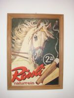 Bild Rössli naturrein Plakat gerahmt gebrauchter Zustand