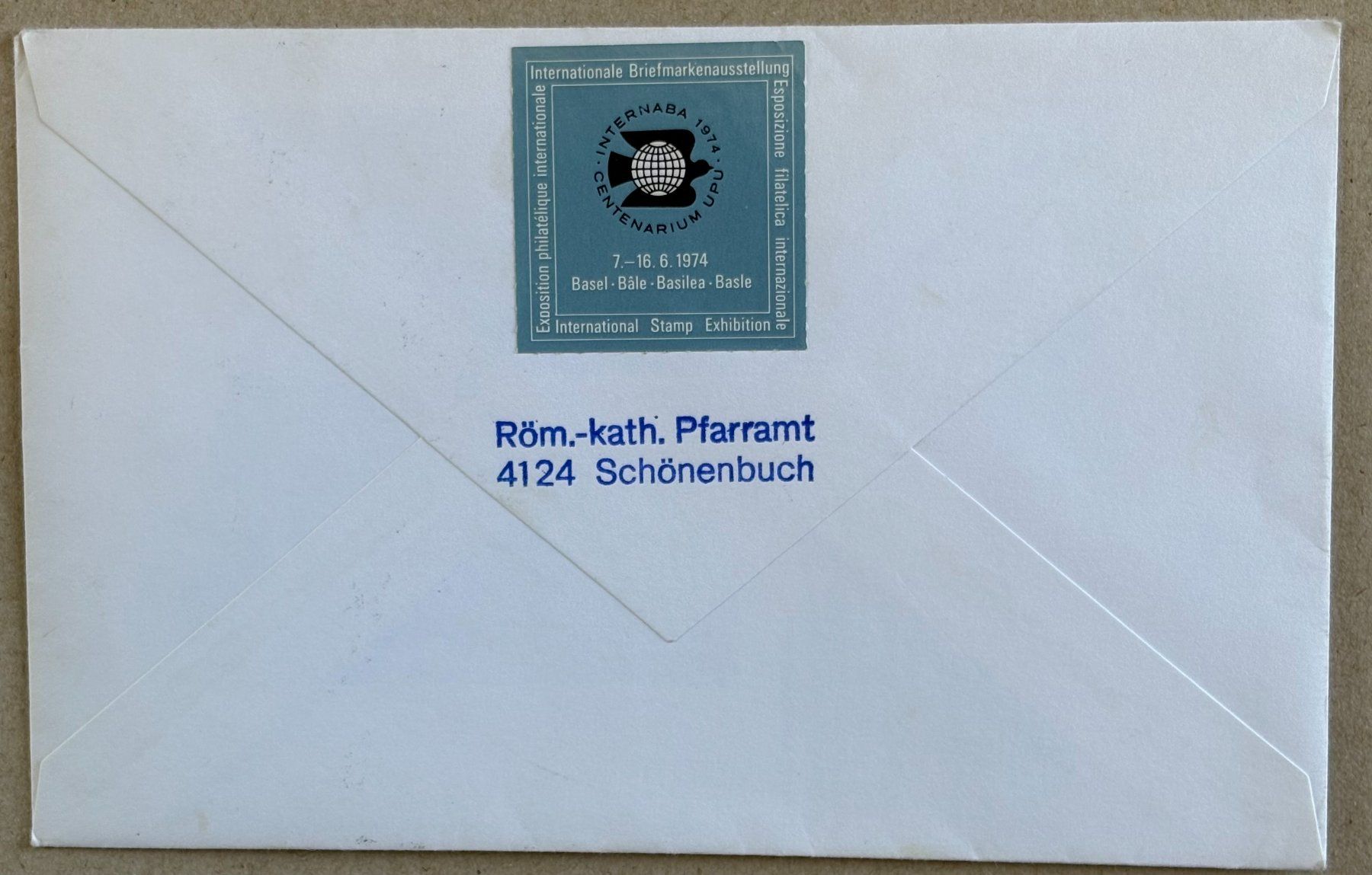 Alle Briefmarken: INTERNABA BASEL 1974 – Gebraucht aus Ostermundigen von crazy-horse-1840 1