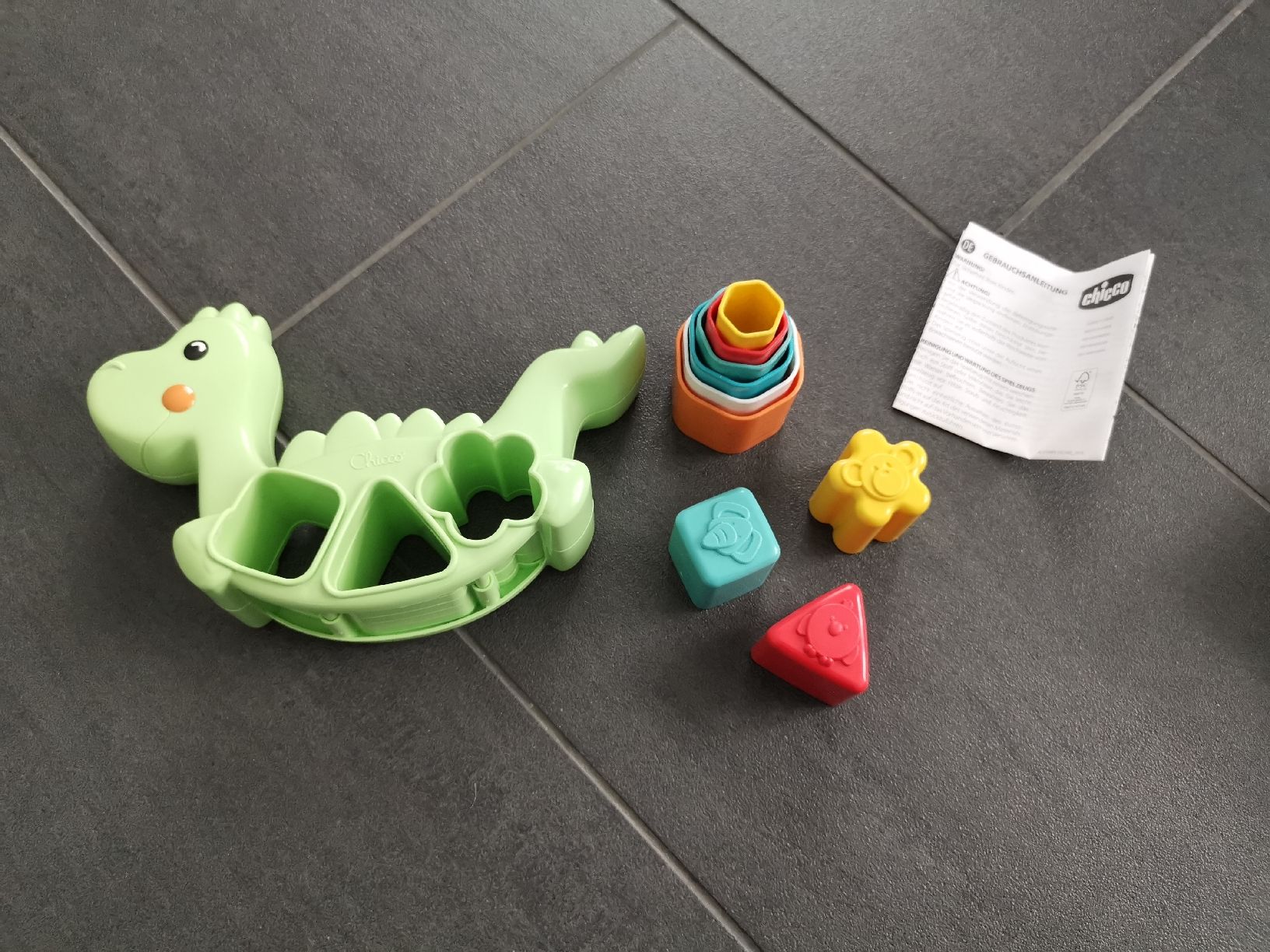 Chicco Giocattoli: 2 in 1 Rocking Dino - Versand möglich – Usato da Matzendorf venduto da hauli2 3