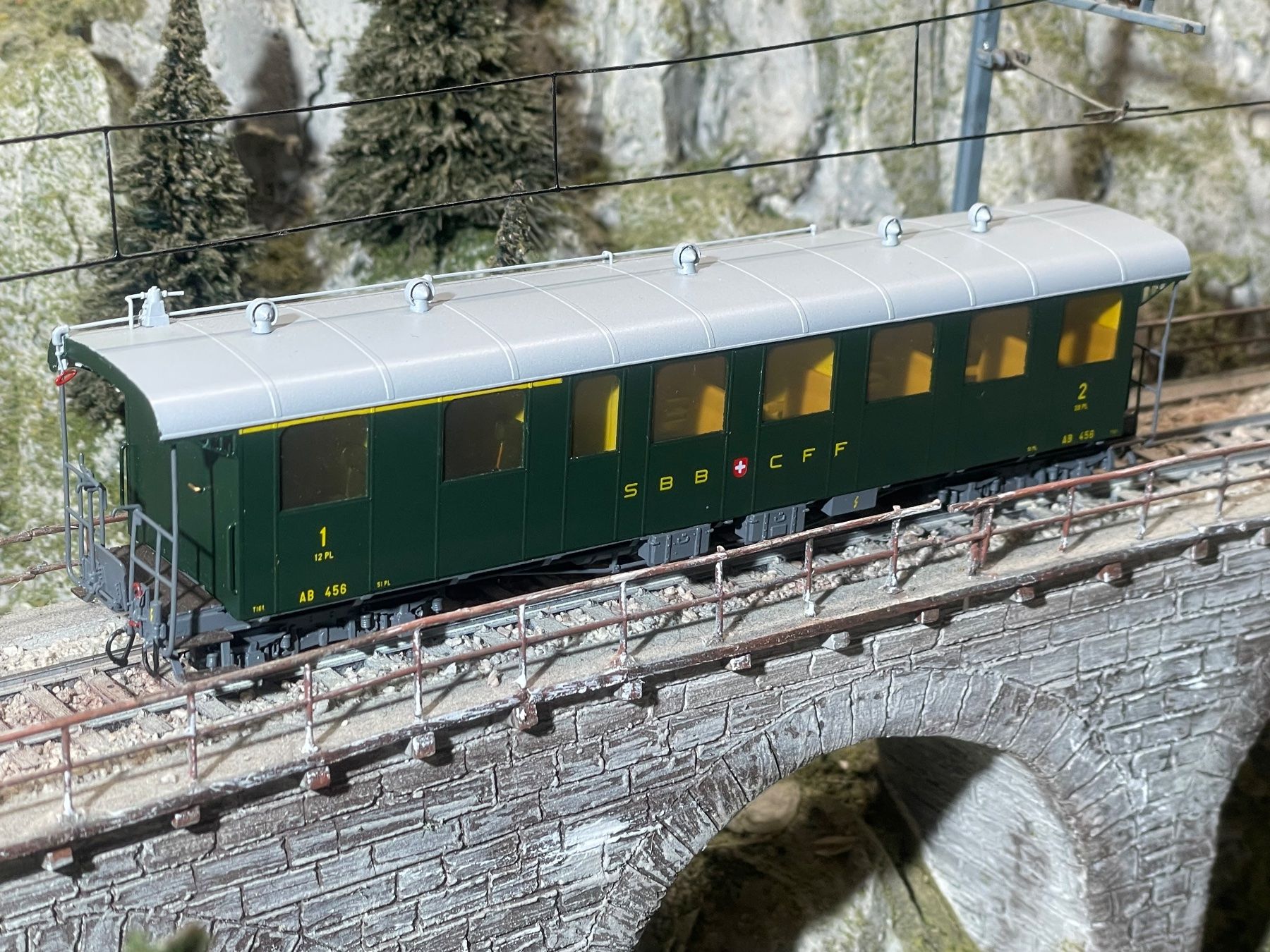 HRF Modellini di ferrovie: HRF, Brünig AB 456 – Nuovo (secondo la descrizione) da Krummenau venduto da ferrotech 4