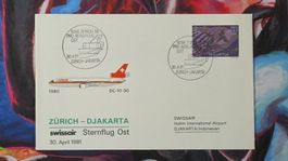 CL36 Enveloppe + Timbre Suisse - Theme Aviation 1981