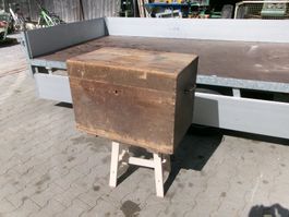Werkzeug  Holzkiste  mit Schubladen  Antik -Zimmermann -