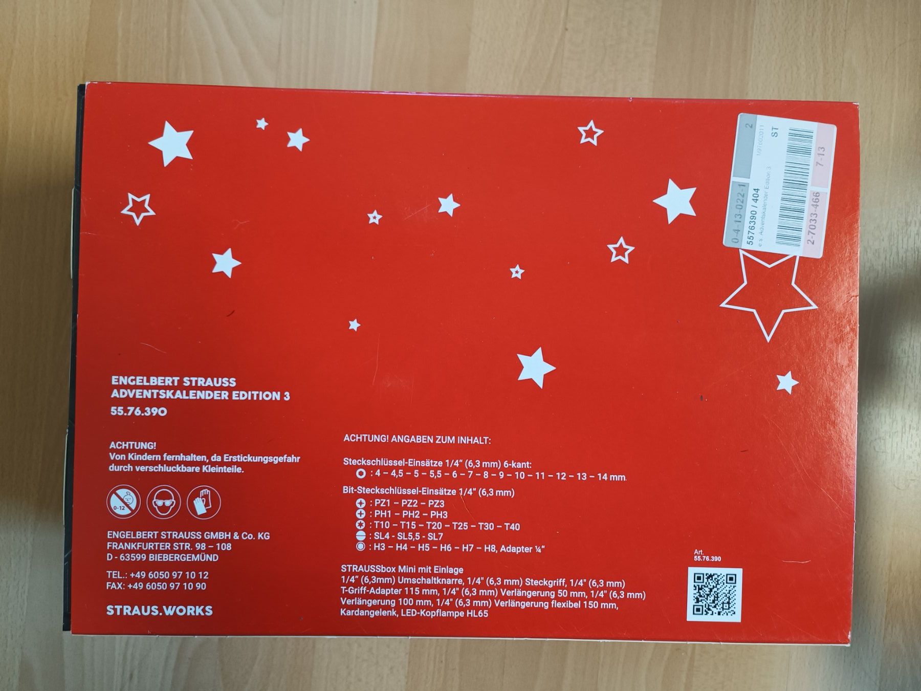 Tutti gli attrezzi: Engelbert Strauss Adventskalender Edition 3 – Nuovo e nell'imballaggio originale da Niederweningen venduto da Twisters 1