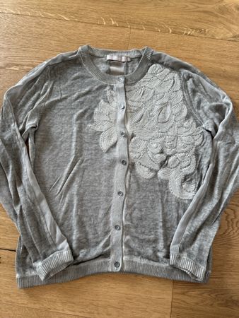 Gustav Strickjacke, grau, Grau, Gr. 42