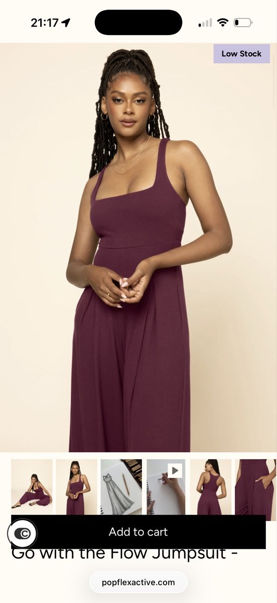 Tute: POPFLEX Go with the flow jumpsuit - weinrot – Usato da Dietlikon venduto da flo_dm5l