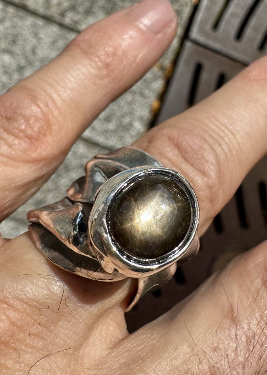 Bagues: Echter Sternsafir - Designer-Ring Silber – Neuf avec emballage d'origine à Jona par Herzschmiede