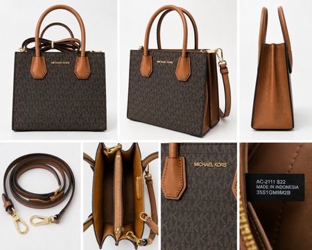 Michael Kors Mercer Medium Crossbody marron
