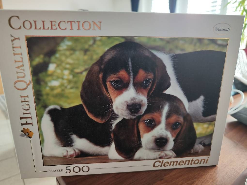 Puzzle: 500er Teile Puzzle mit Welpen – Usato da Lausen venduto da Swiss4444
