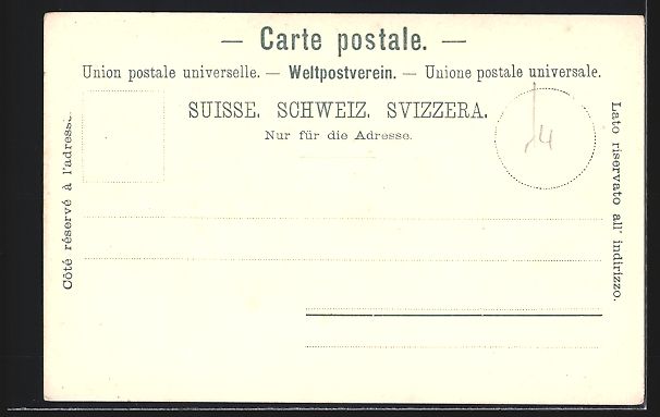 Cartoline postali: Schaffhausen, Teilansicht mit Flussparti – Usato da Berlin venduto da bartko-reher 1